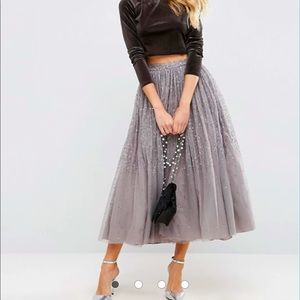 ASOS Tulle Prom Skirt with Embellishment